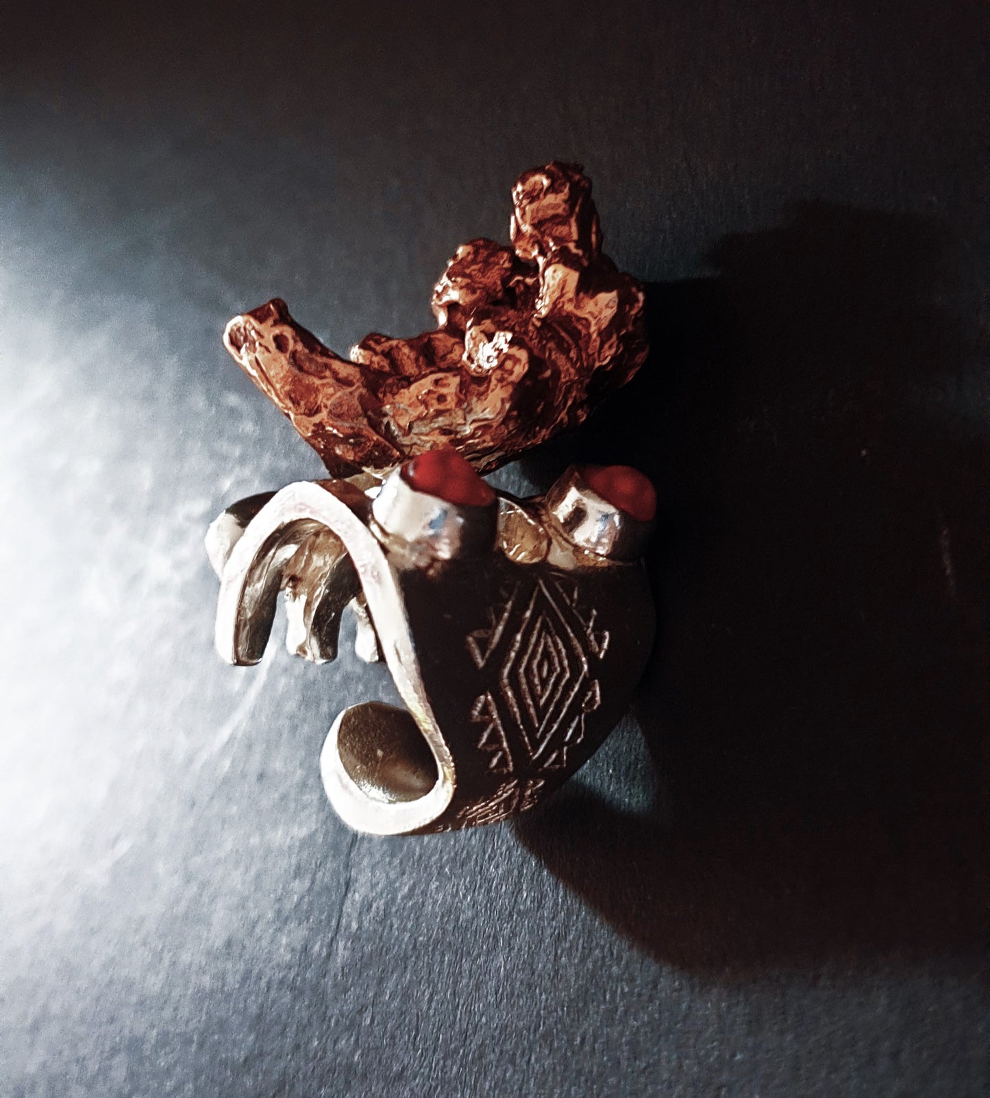 Lettuce in Bear Trap ring