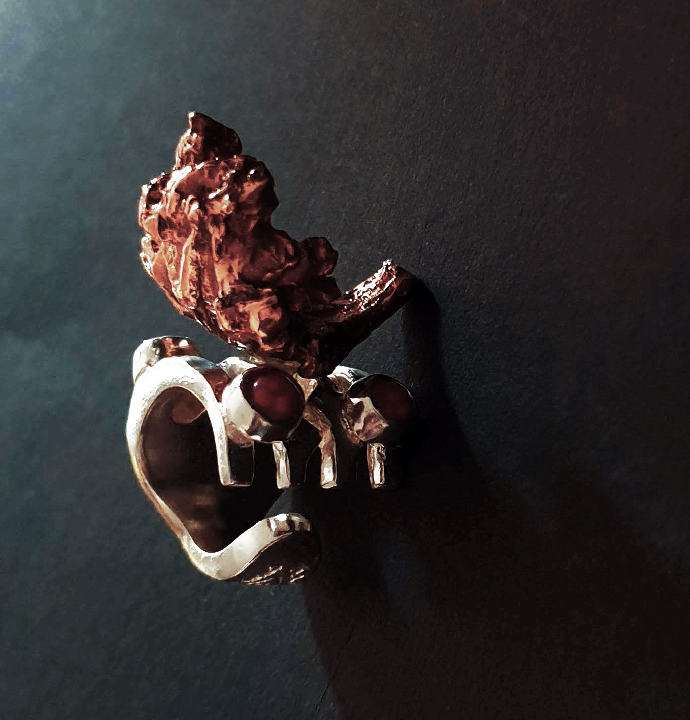 Lettuce in Bear Trap ring