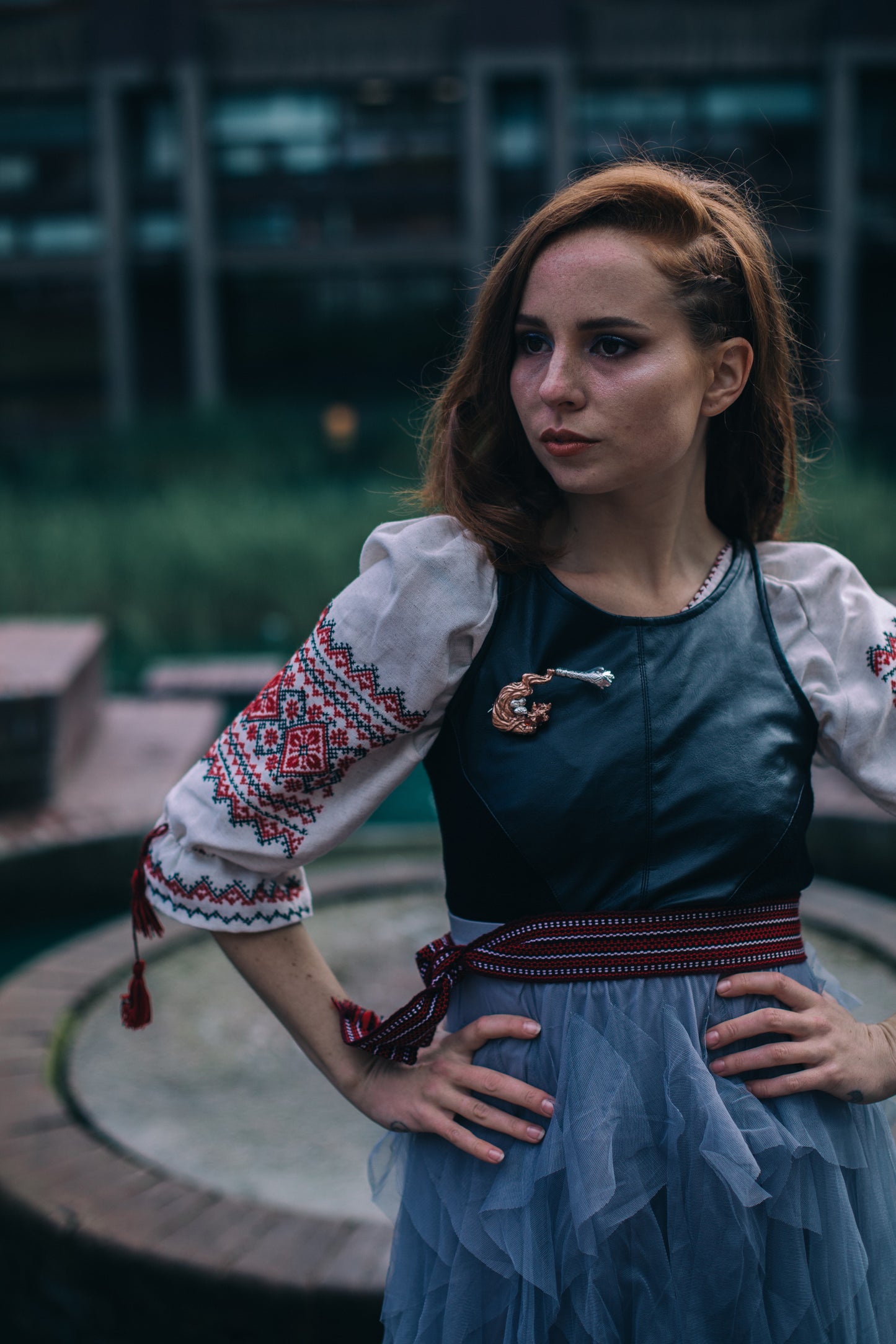 Rivers of Wine and Mountains of Bread brooch