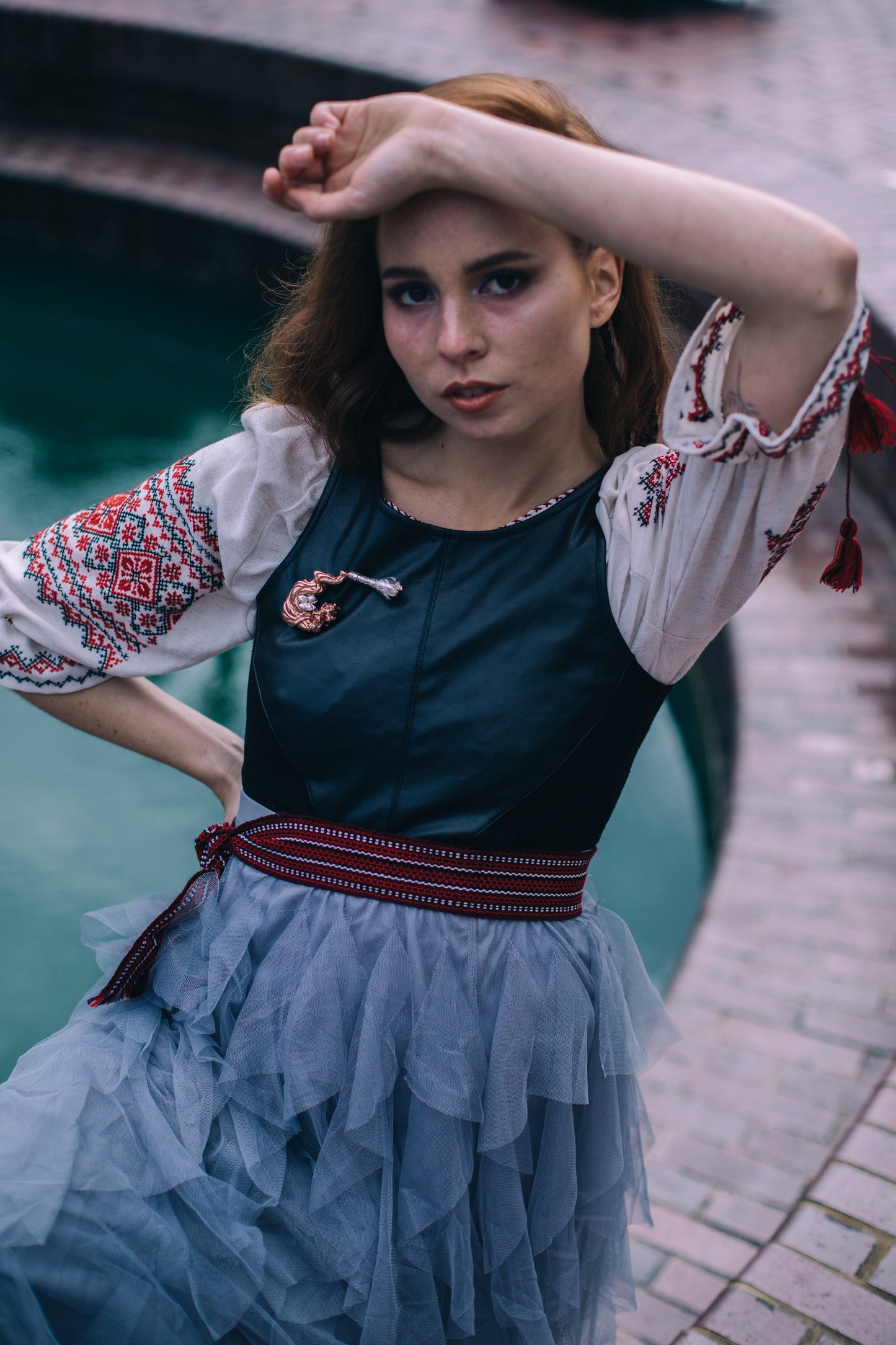 Rivers of Wine and Mountains of Bread brooch