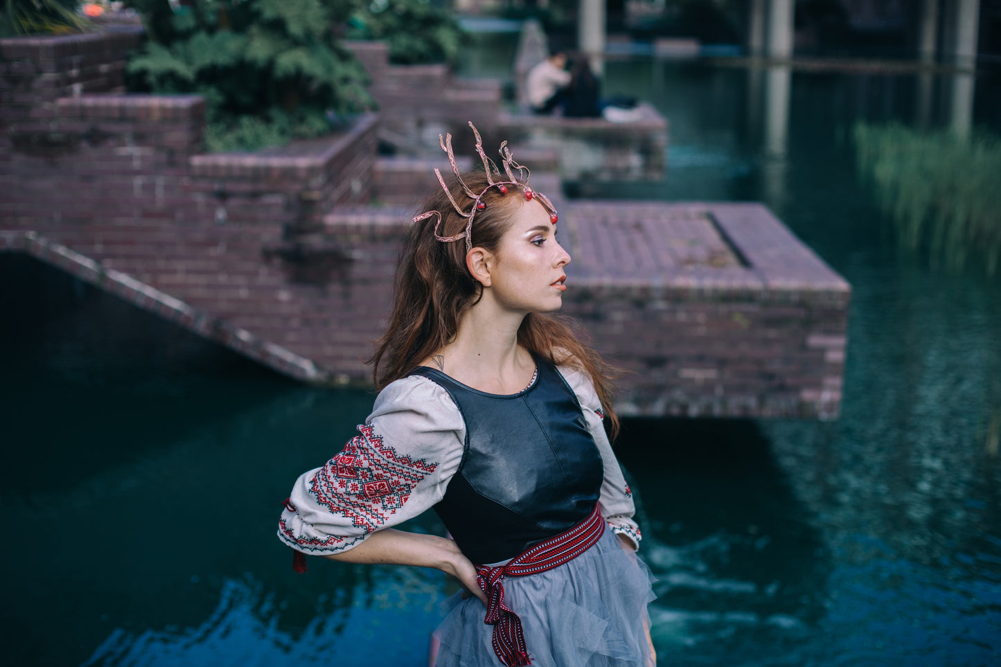 Bejewelled Stag tiara