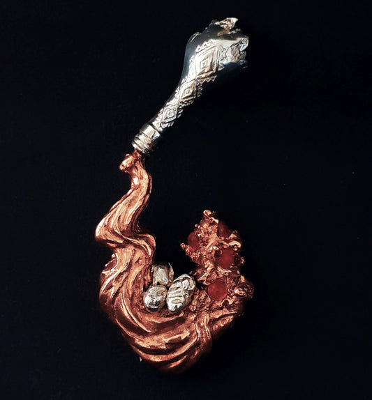 Rivers of Wine and Mountains of Bread brooch